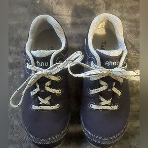 Ahnu by Teva Women’a Dark Blue and Gray hiking shoes